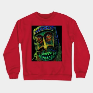 Tiki Mask Crewneck Sweatshirt